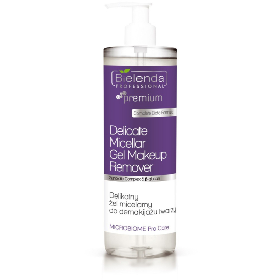 BIELENDA PROFESSIONAL MICROBIOME PRO CARE - DELIKATNY ŻEL MICELARNY DO DEMAKIJAŻU 500ML